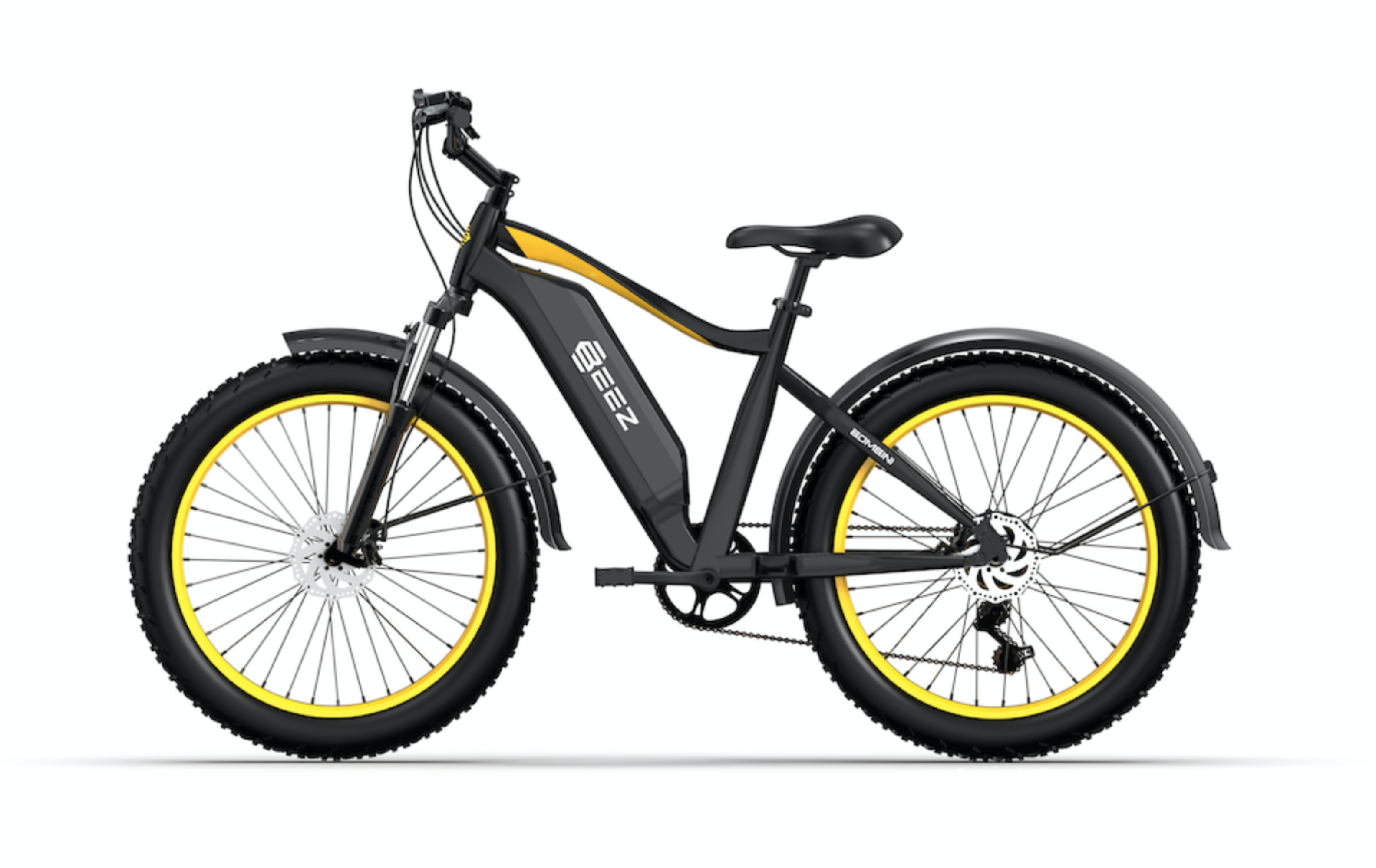 Bombini 26 Inch Cruiser Fat Tire Electric Bike BEEZ Bikes